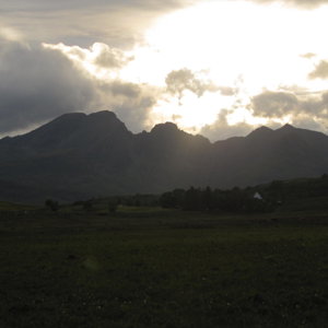 Skye - Cuillin outline