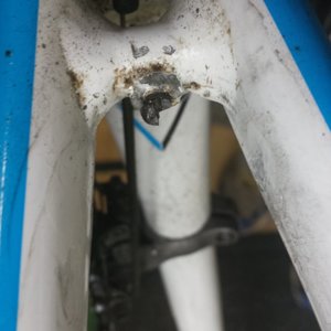 Mudguard drilling