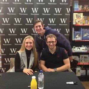 James with two keen cyclists