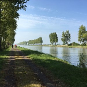 On the canal out of Dunkirk