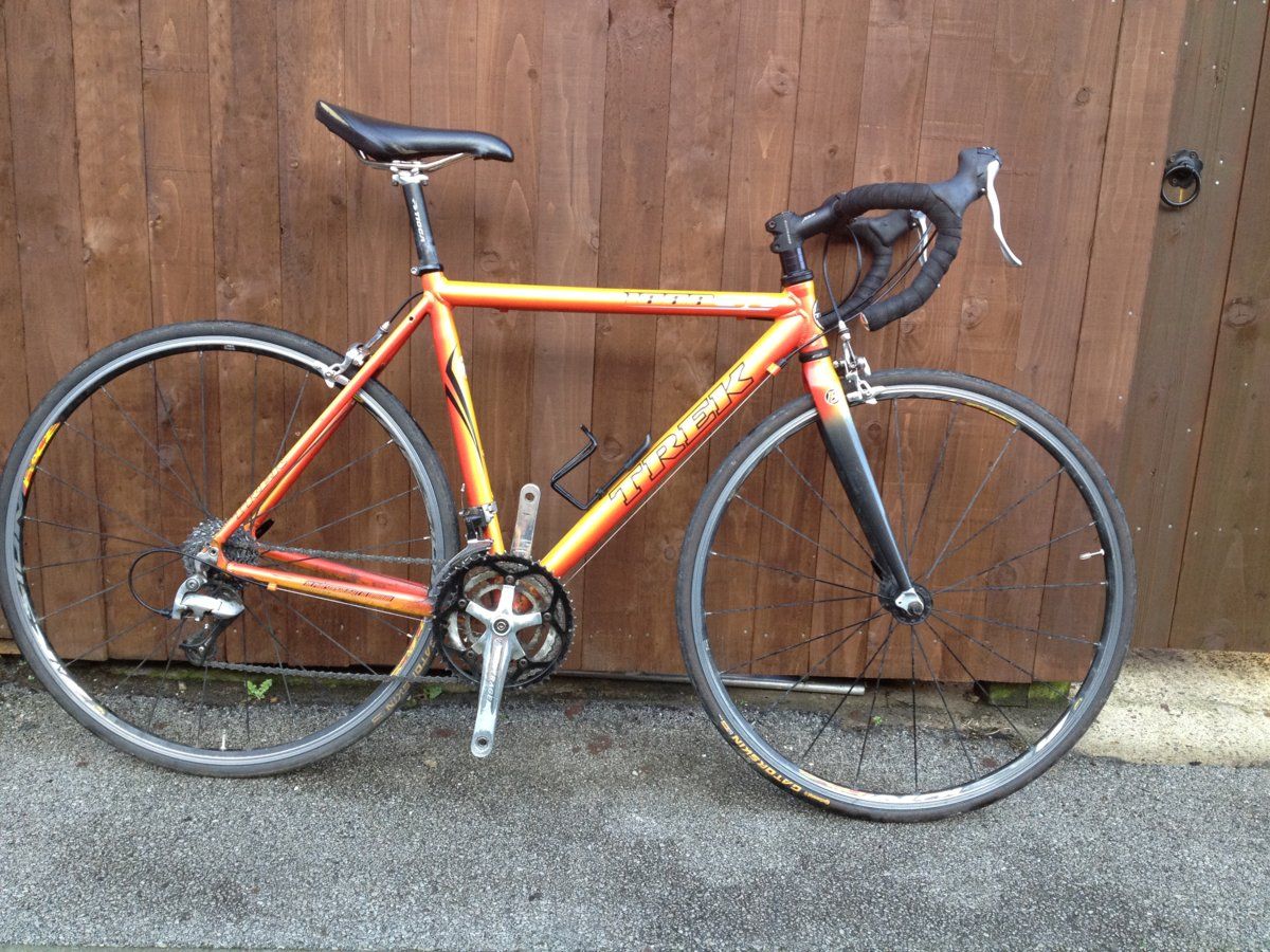 trek 1000 sl road bike orange