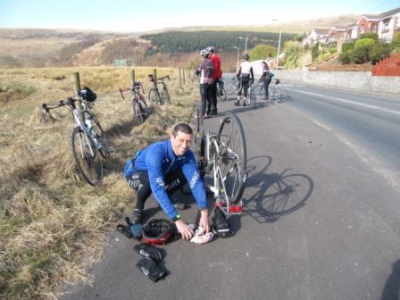 20130406 Dragon ride (5) early puncture stop.JPG