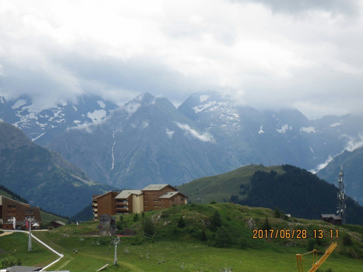 Alpe dHuez, viewed from Hotel Les Grandes Rousses