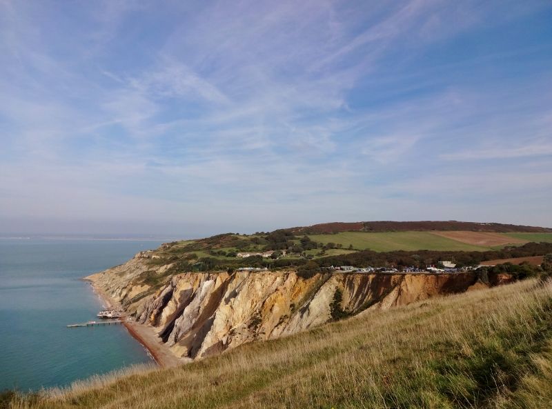 Alum Bay on the Isle of Wight