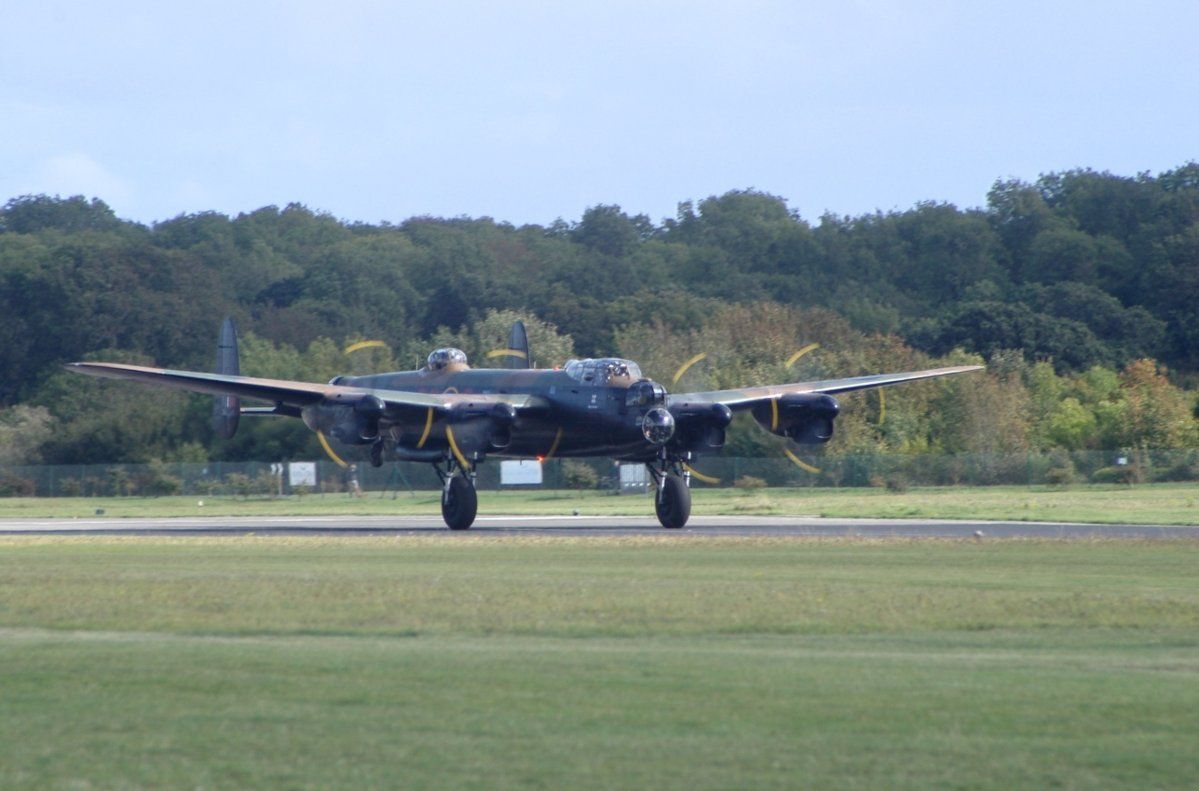 BBMF Lanc Kemble Battle of Britain Air Day.