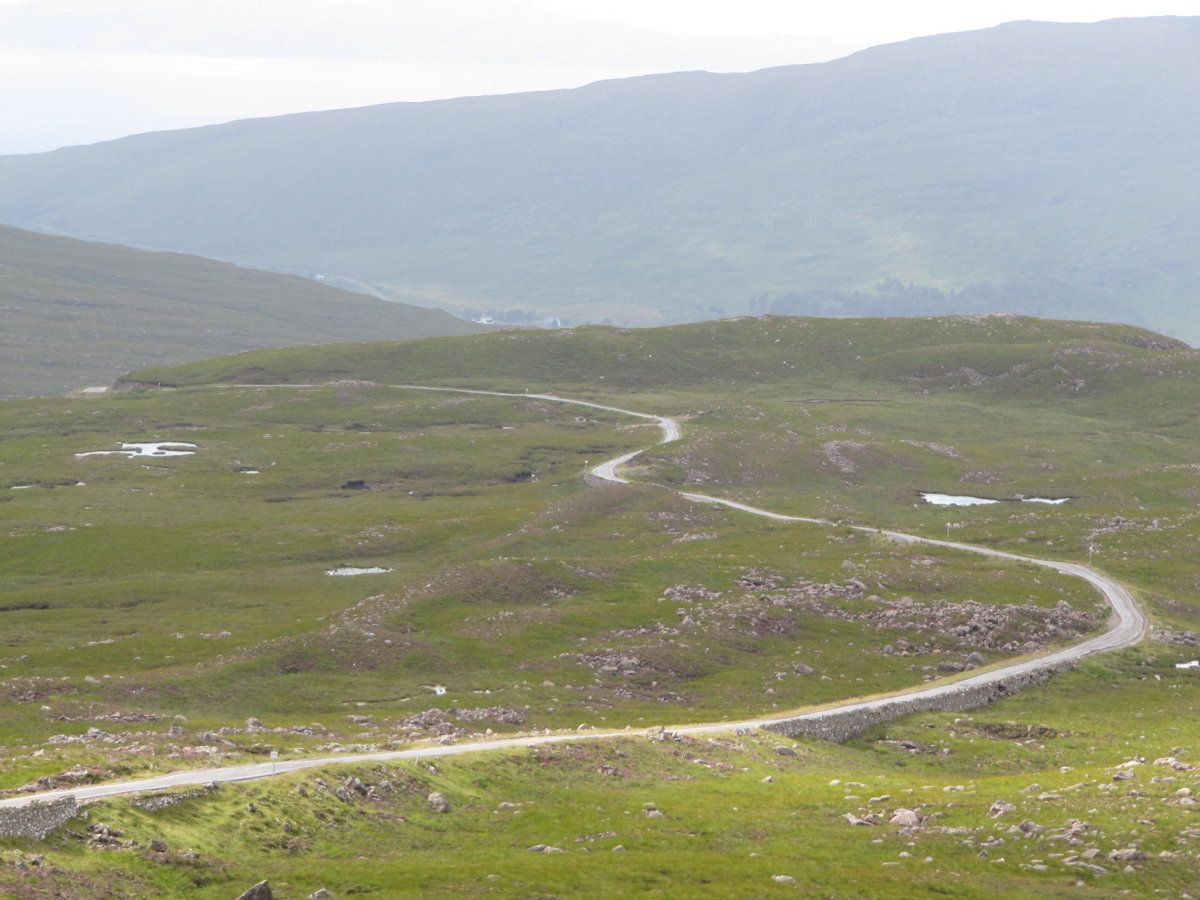 Bealach na Ba - the way down to Applecross