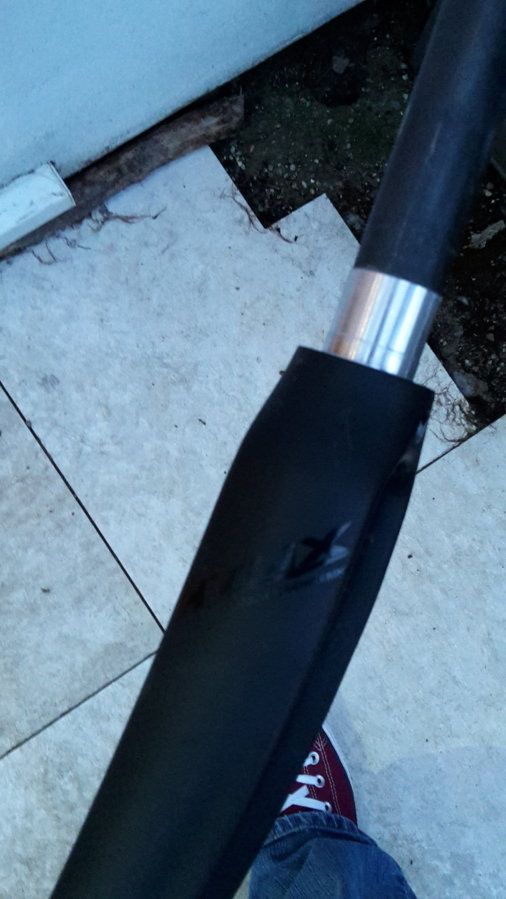 Carbon fibre front forks