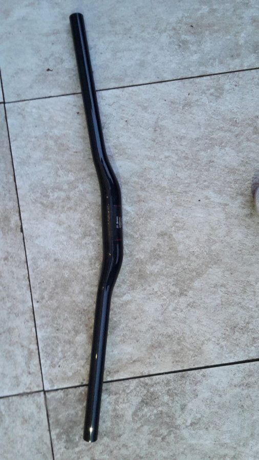 Carbon fibre riser handlebars