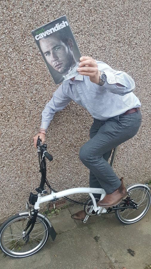 Cav on a Brompton