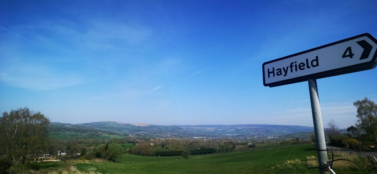 Charlesworth looking towards Hadfield