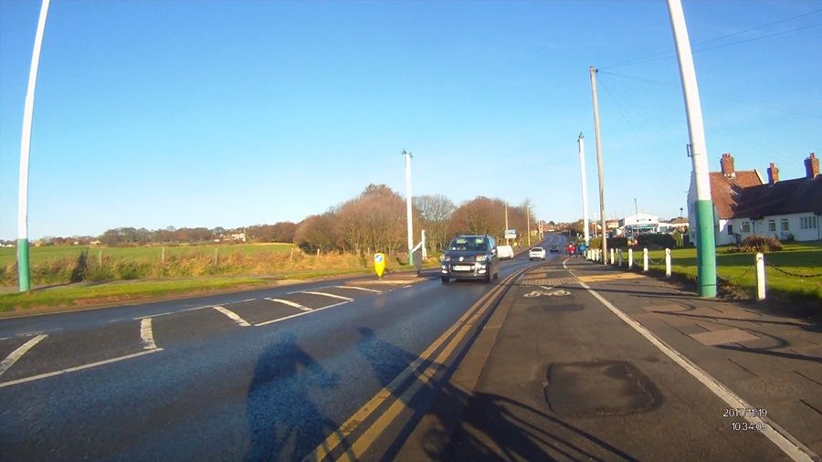 Entering Whitburn