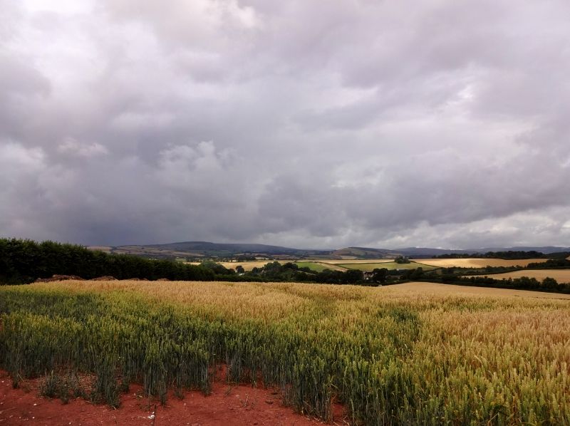 Here comes the rain (heading east from Exmoor)