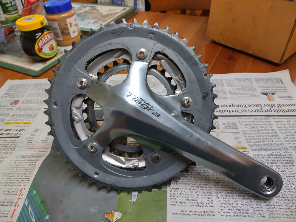 SOLD: EBay: Tiagra FC-4603 Triple 170mm 9/10 speed cranks and