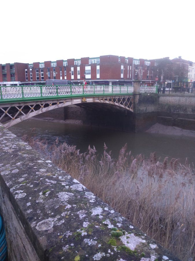 Iron bridge in Bridgewater