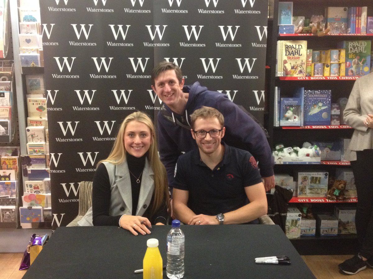 James with two keen cyclists