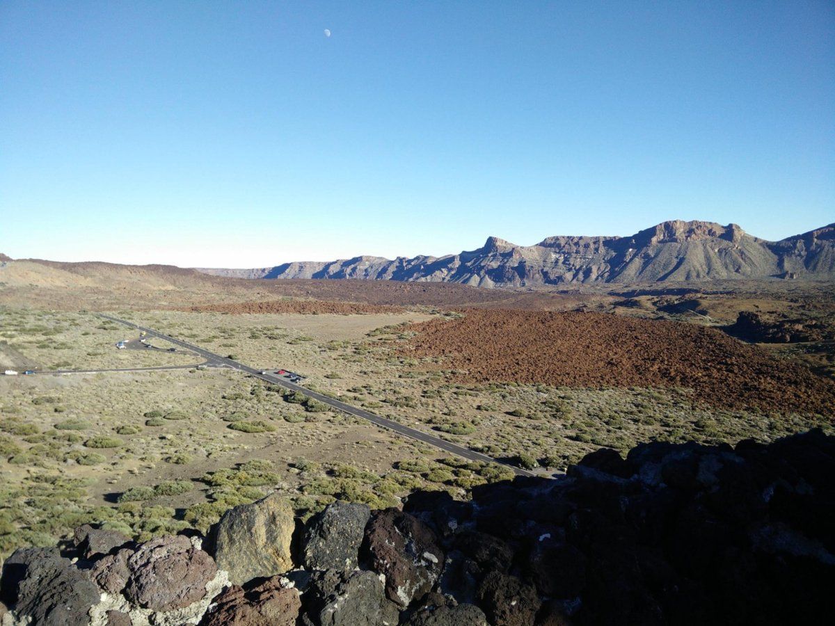 Las Cañadas from Teleferico del Teide