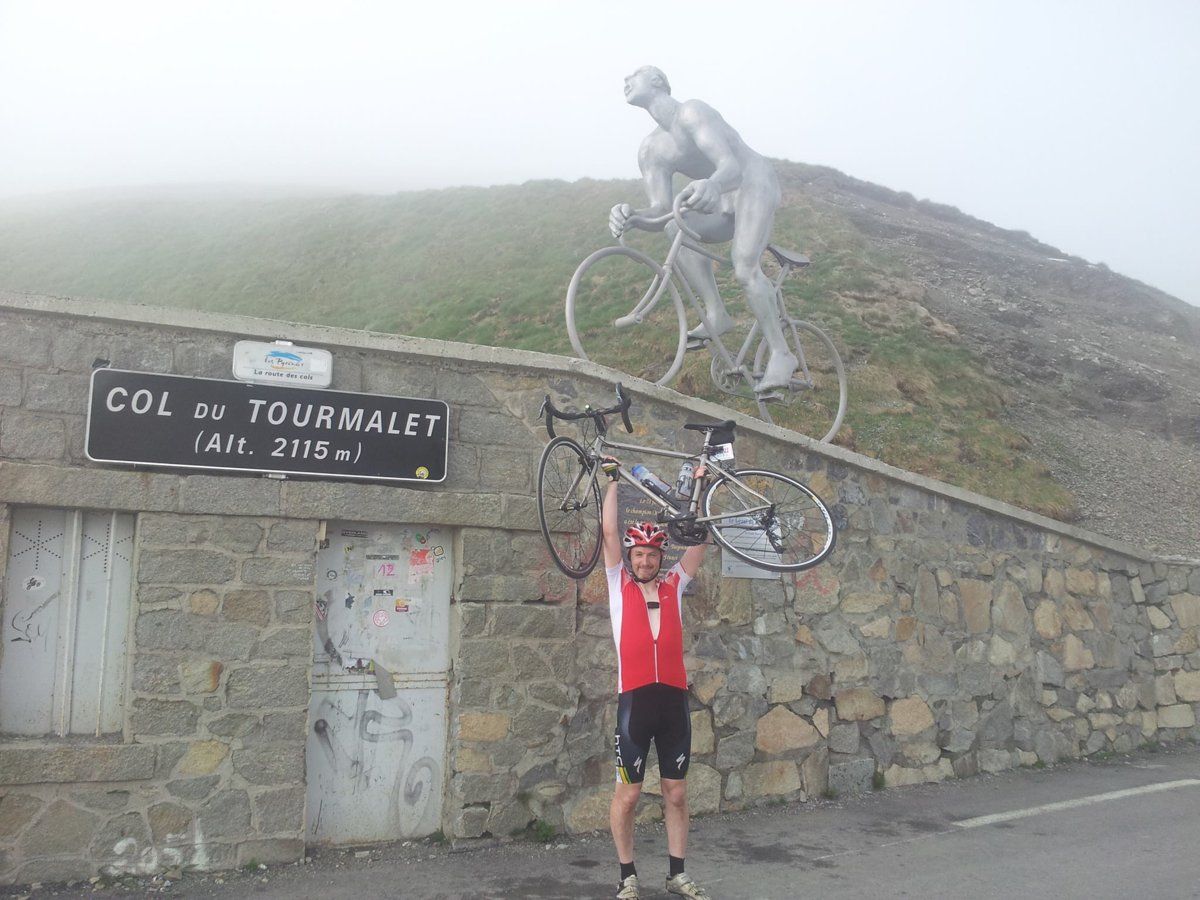 Me at Col du Tourmalet