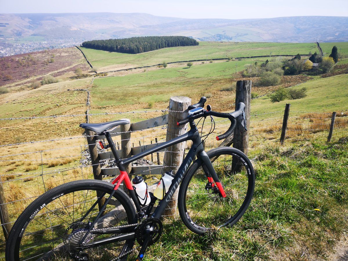 Monks Road pitstop after long climb