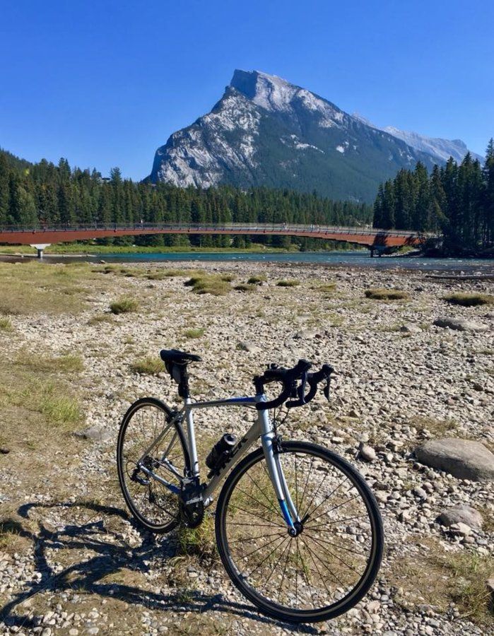 Mount Rundle, from the Bow River, Banff, AB