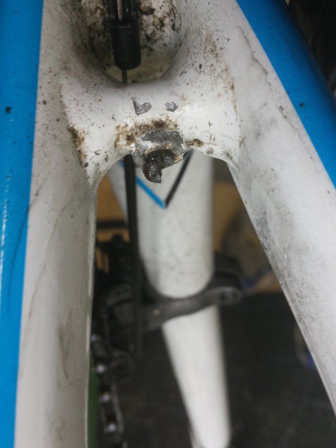 Mudguard drilling