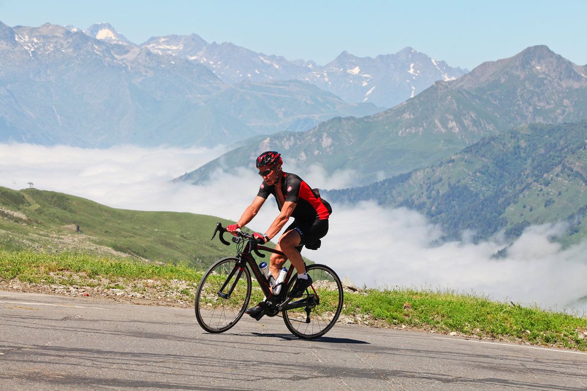 Near the top of the Tourmalet