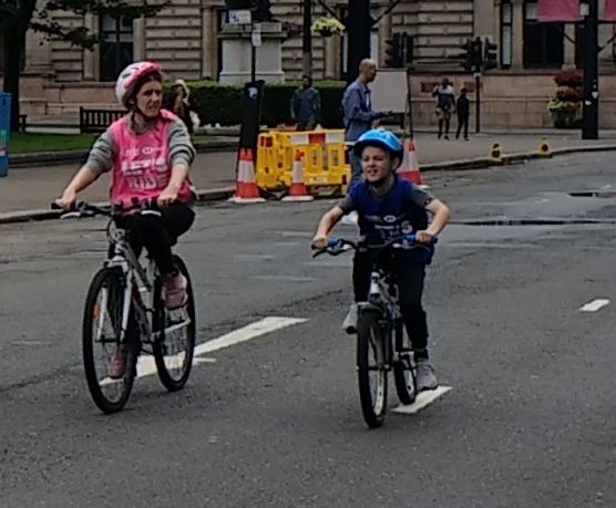 No car zone - George's Square