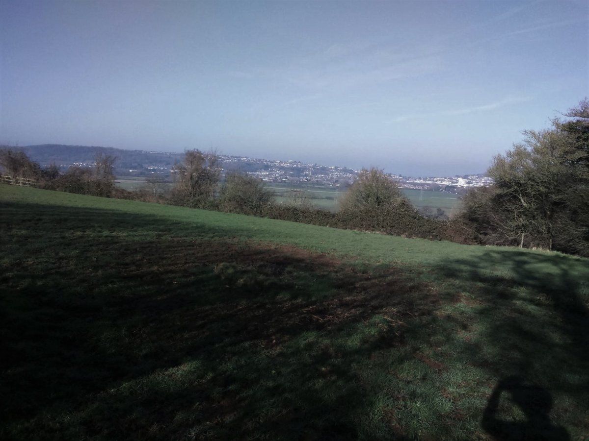 On Caswell  hill looking towards Portishead