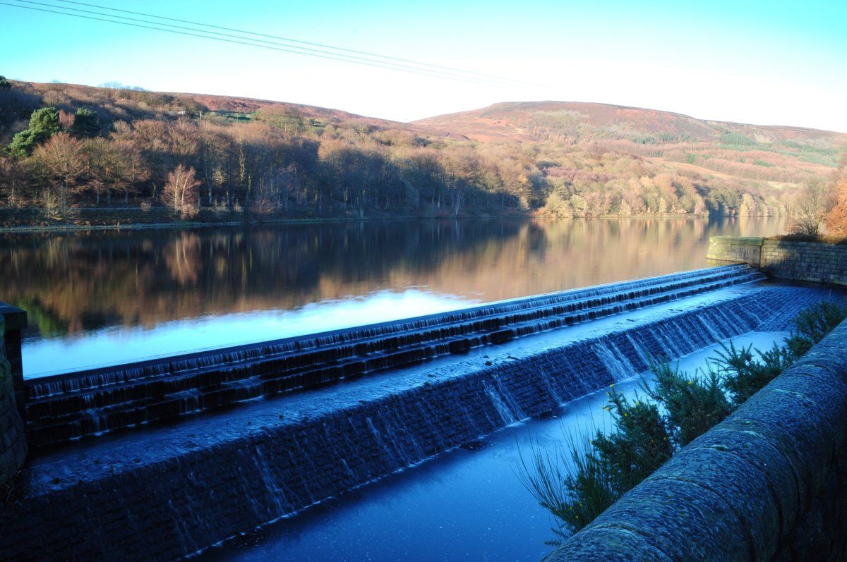 Overflow at Valehouse Reservoir