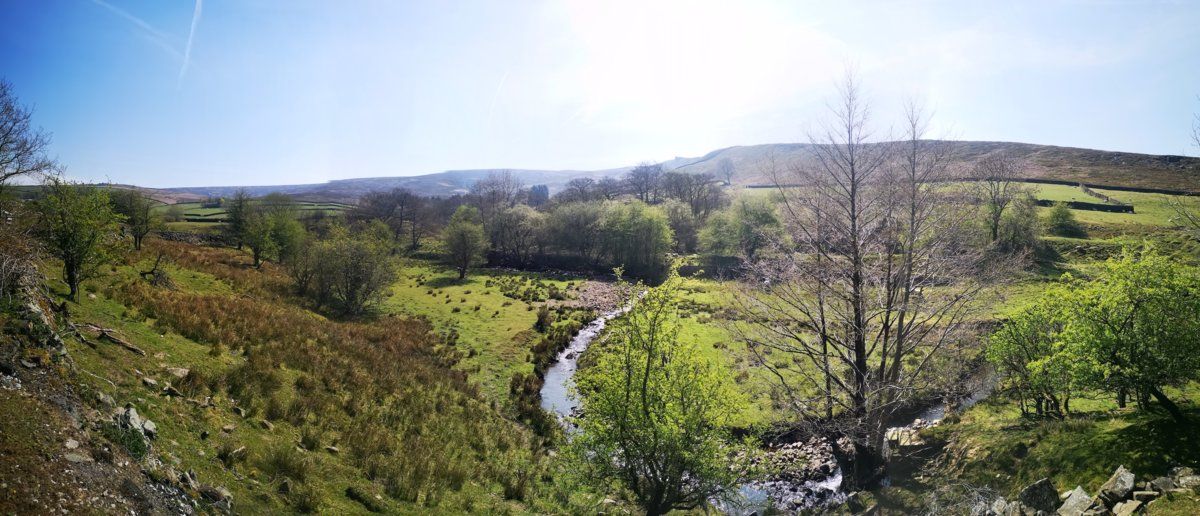 Panorama from Derbyshire Level