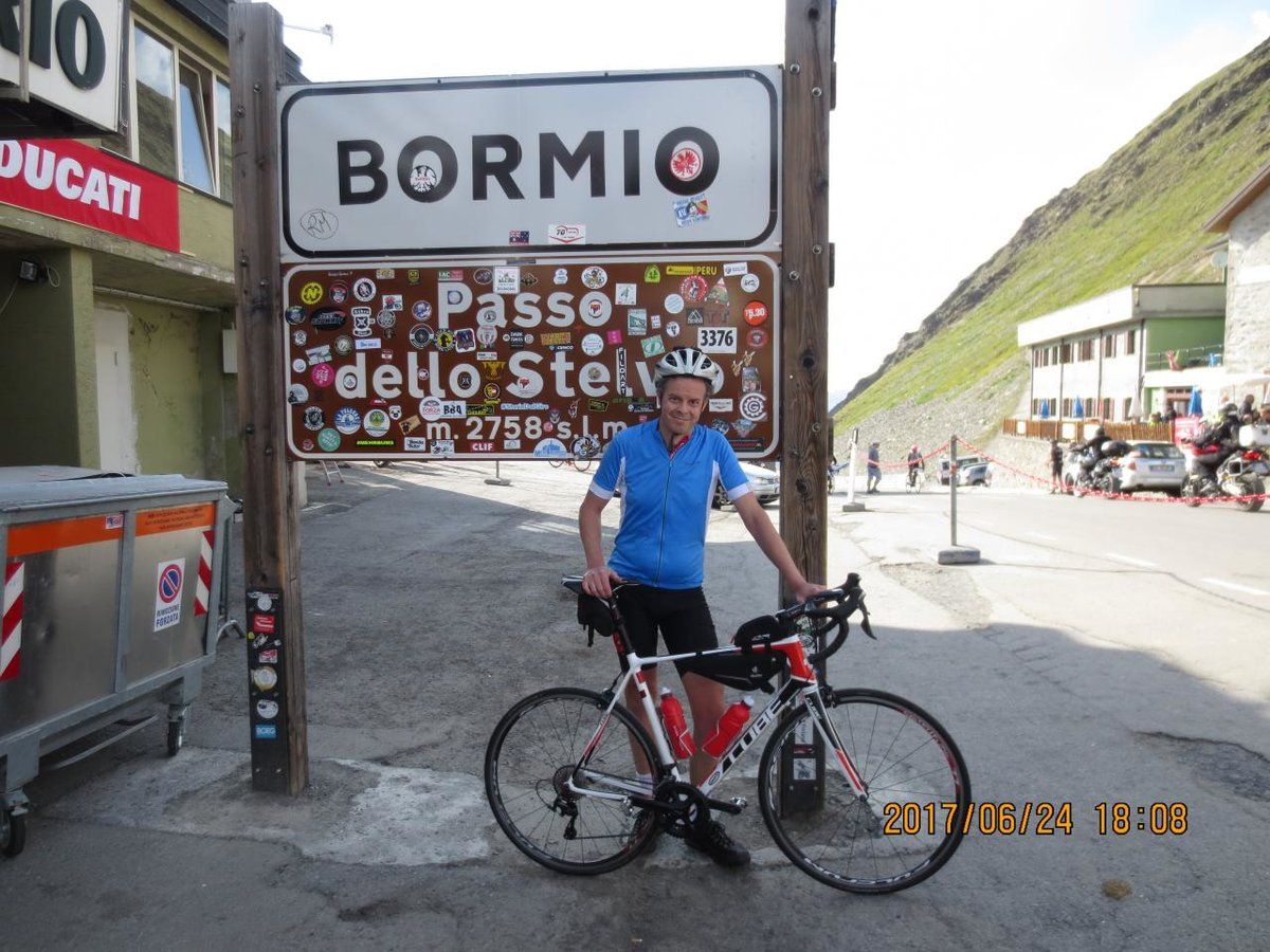 Passo dello Stelvio, after my 2nd climb up it in 1 day