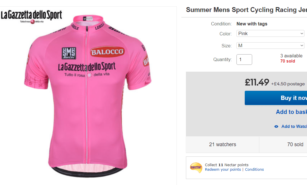 Pink Jersey