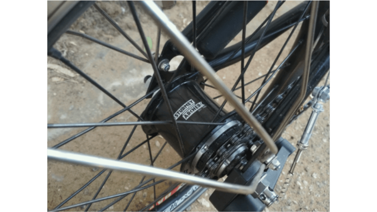 Rear 3 speed hub