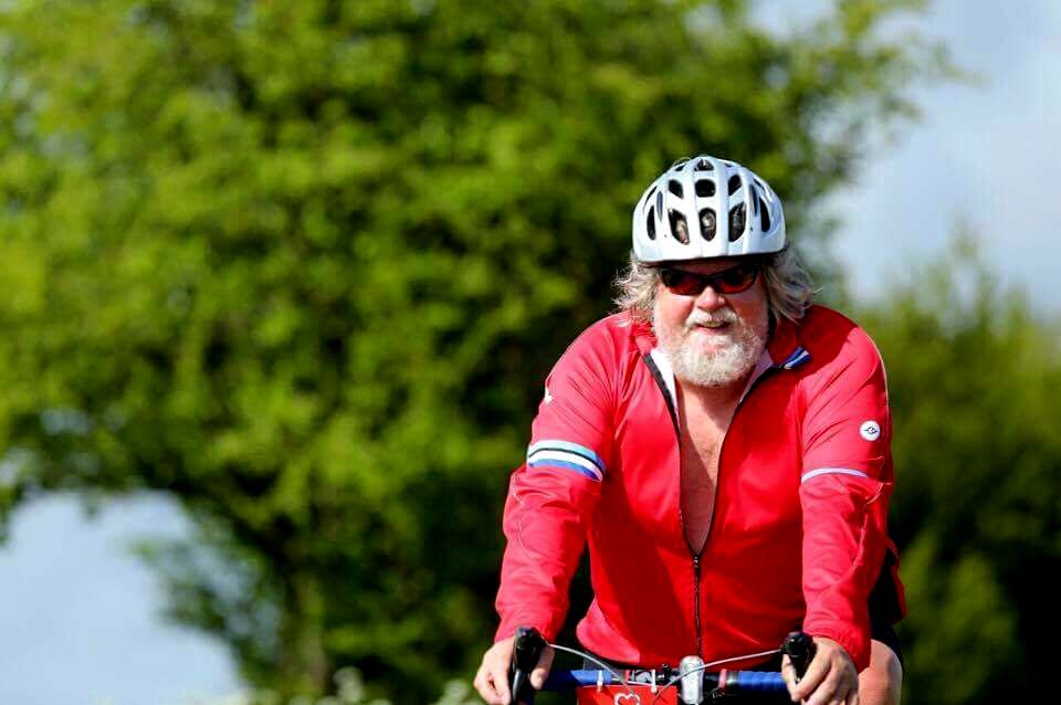 Santa in lycra