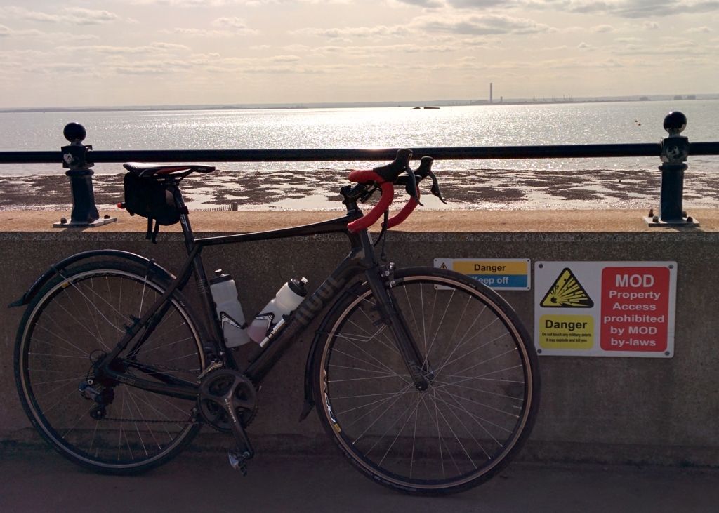 Shoeburyness with Mullberry Harbour in background.