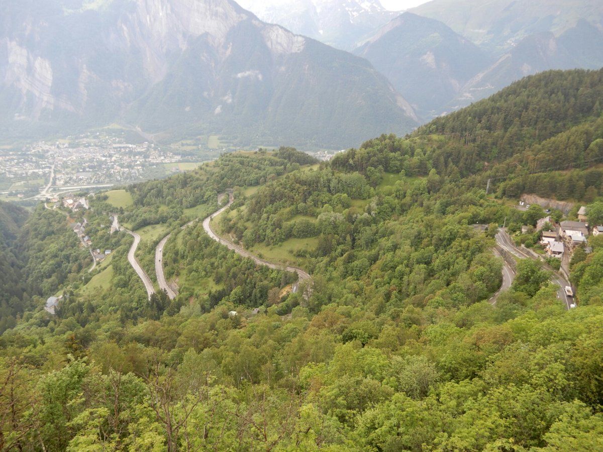 Some Alpe d'Huez hairpins