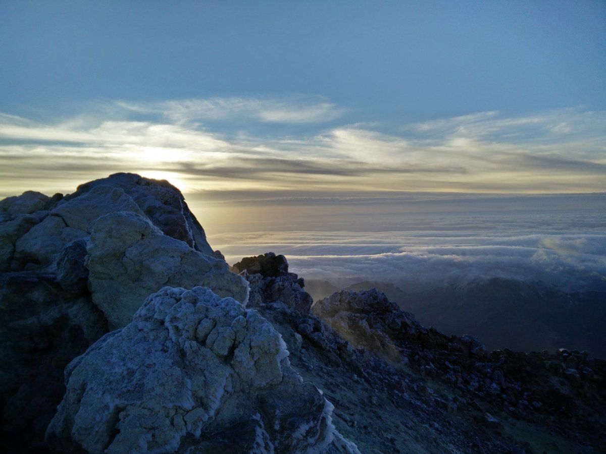 Sunrise at Teide Summit