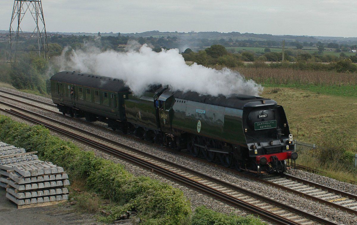 Tangmere. Battle of Britain Class  loco.