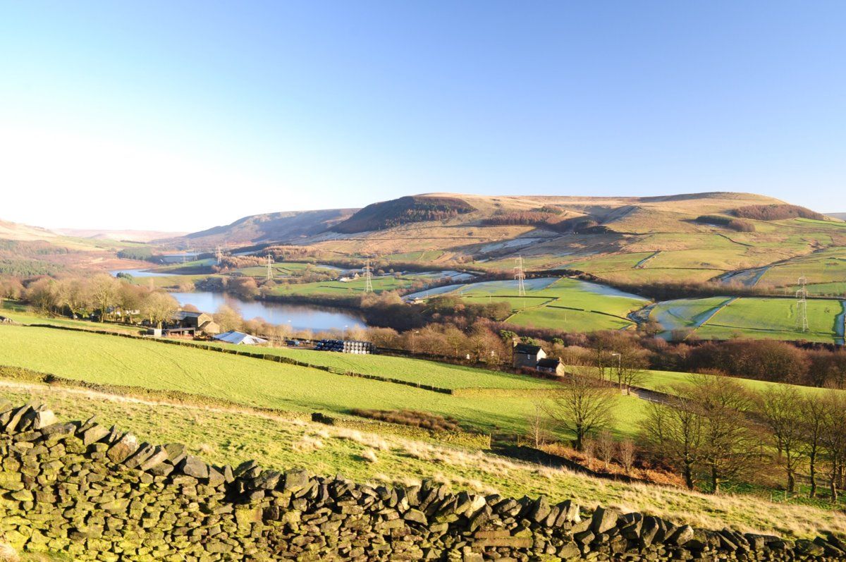 View of the Longdendale Valley from Tintwistle