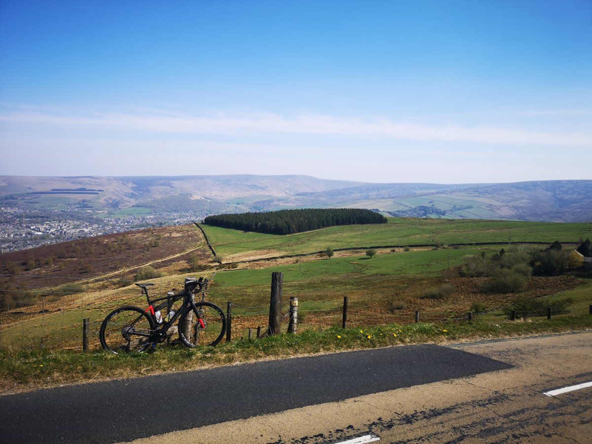 View towards Simmondley and Glossop