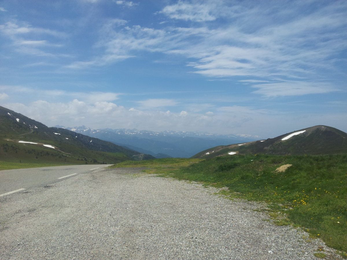 West from Col de Pailheres